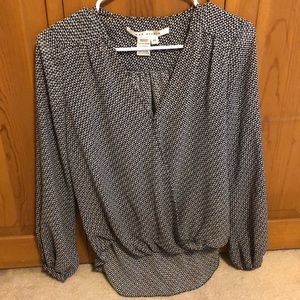 BCBG hi-low blouse